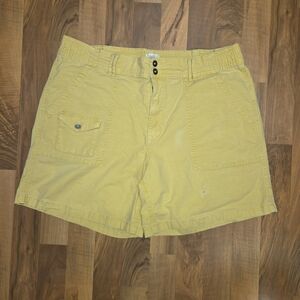 Yellow Time and Tru shorts, size 18